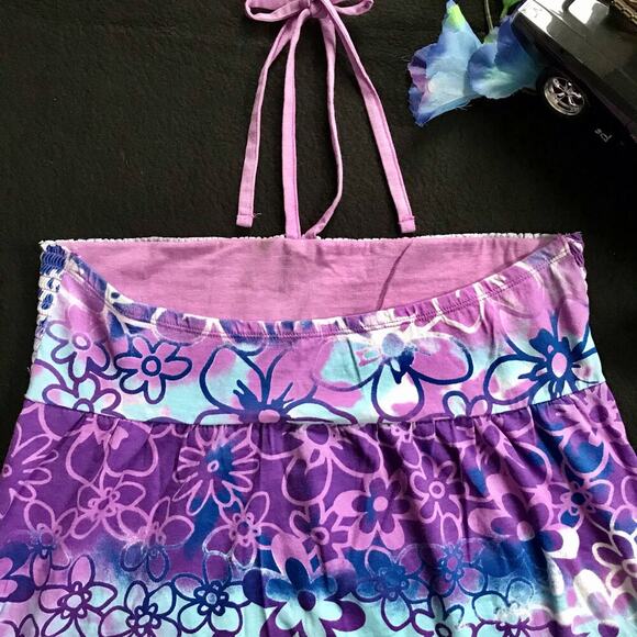 Giselle NWOT Halter Floral Top for Girls 18 - Picture 6 of 8